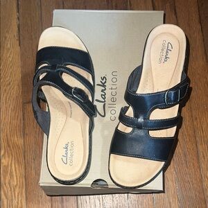 Clarks Women's Black Sandals
